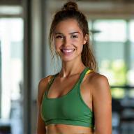 Portrét Petry Balážovej, certifikovanej fitness trénerky.